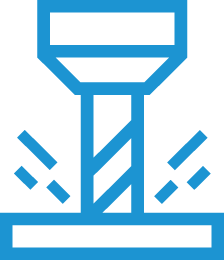 ICON Bohren blau