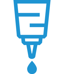 ICON Klebetechnik blau