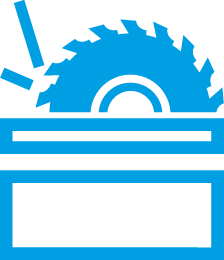 ICON Saegen blau