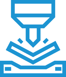 ICON Thermisch Biegen blau